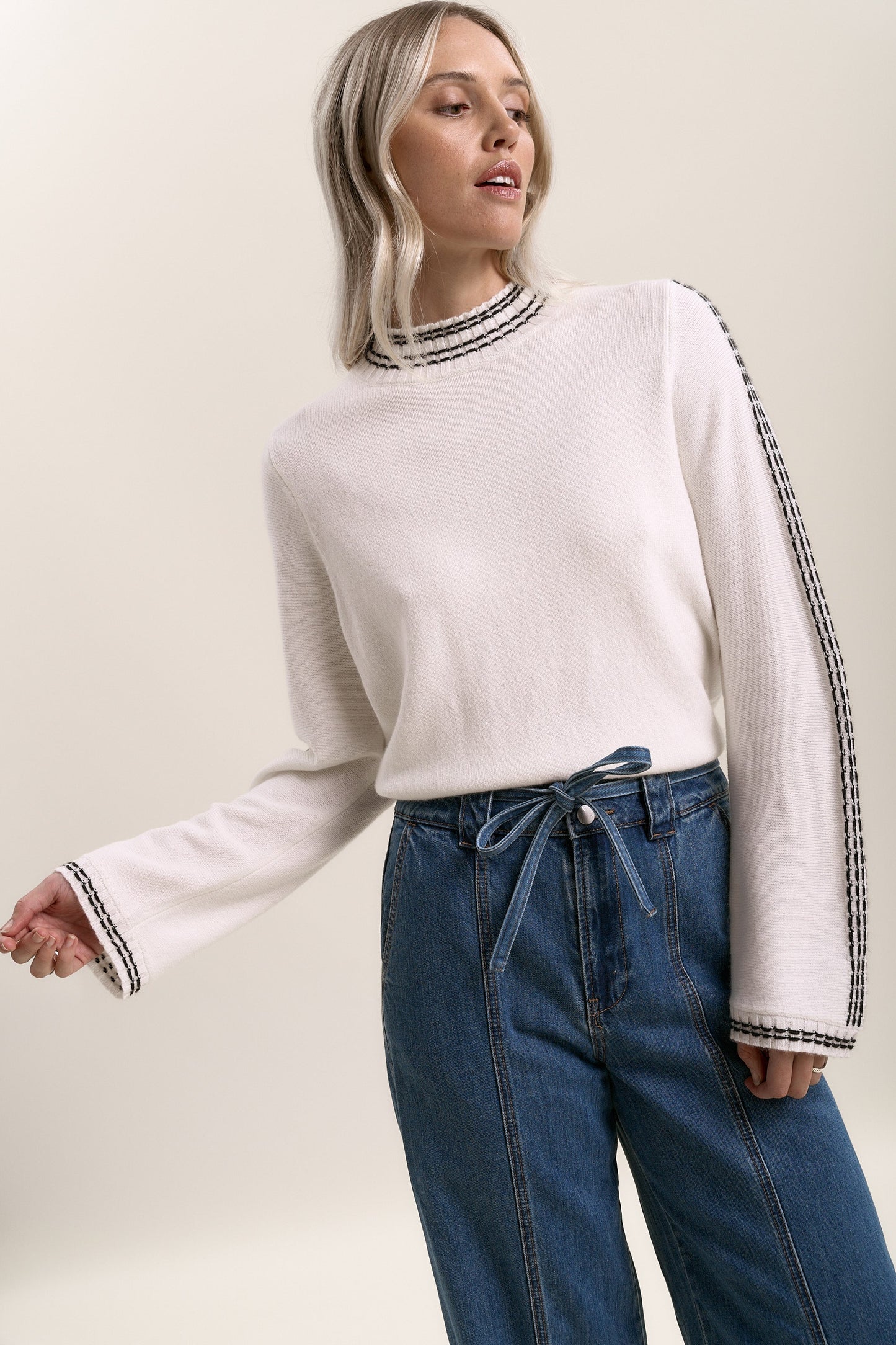 Rosie Stitch Detail Sweater