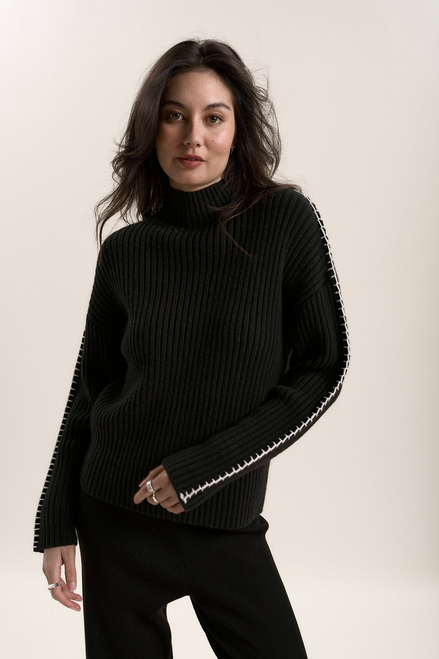 Monica Funnel Neck Sweater