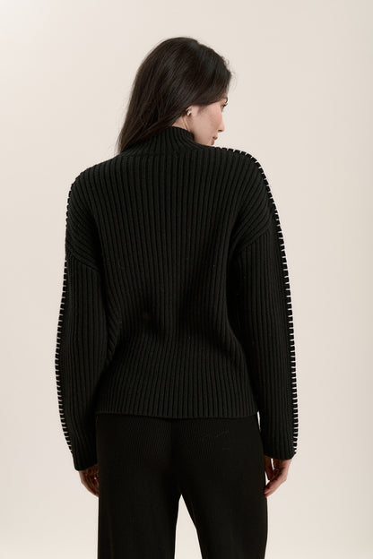 Monica Funnel Neck Sweater