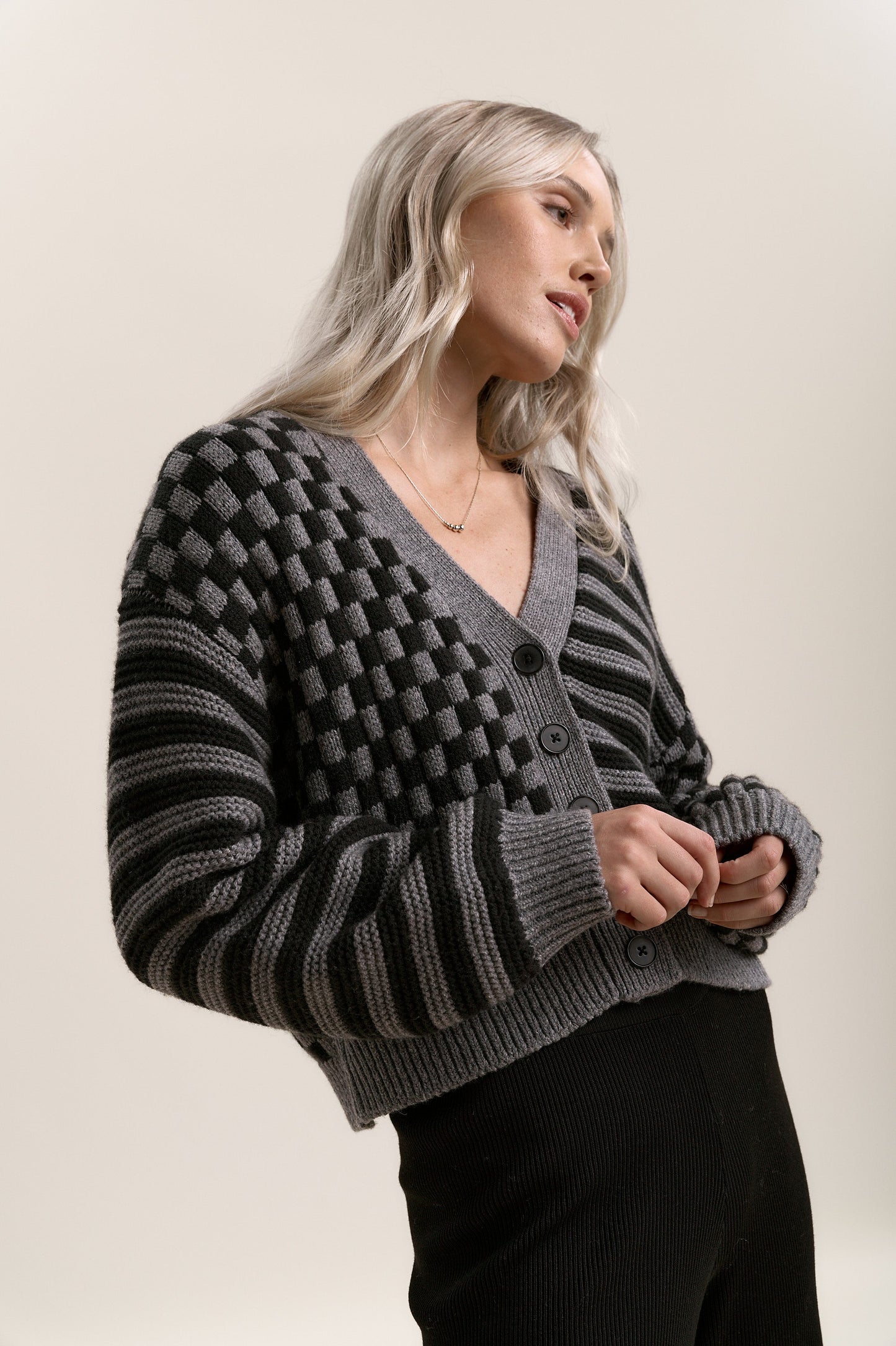 Alice Knit Detail Cardigan