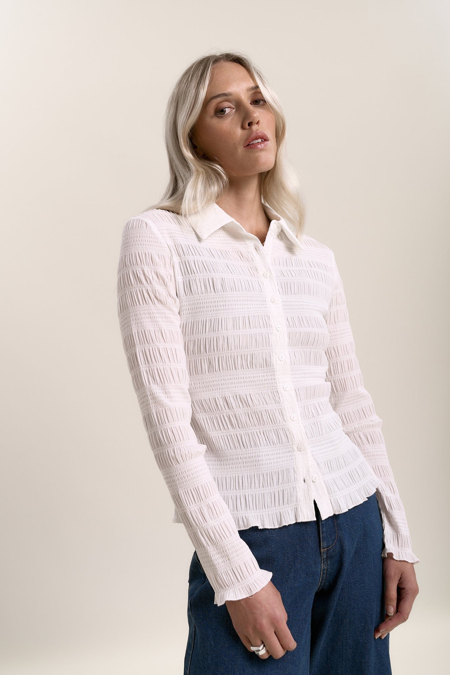 Tahlia Shirred Detail Shirt