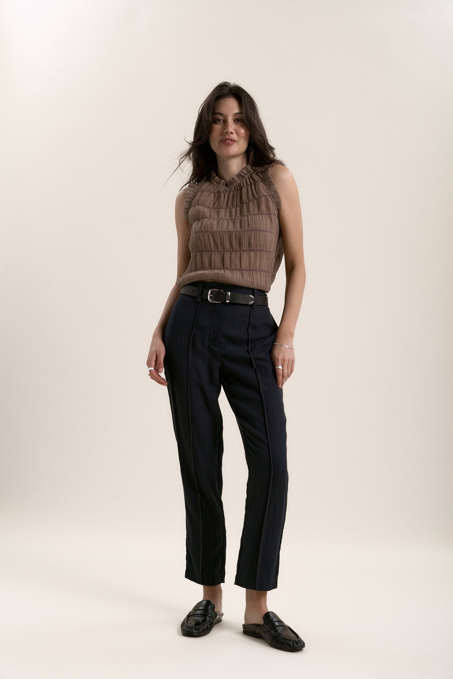 Luna Contrast Stitch Pants