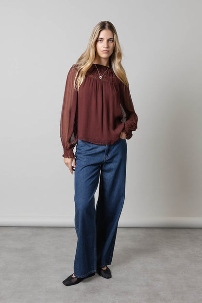 Gemma Gather Detail Top