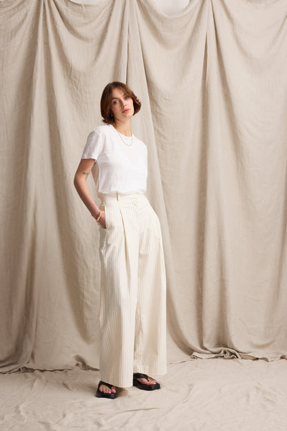 Jade Linen Blend Pants