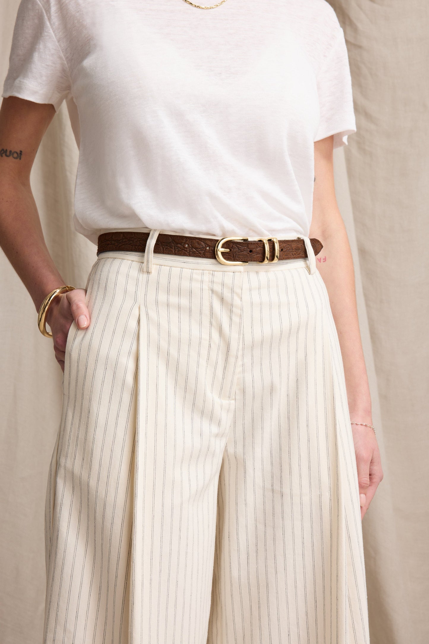 Jade Linen Blend Pants