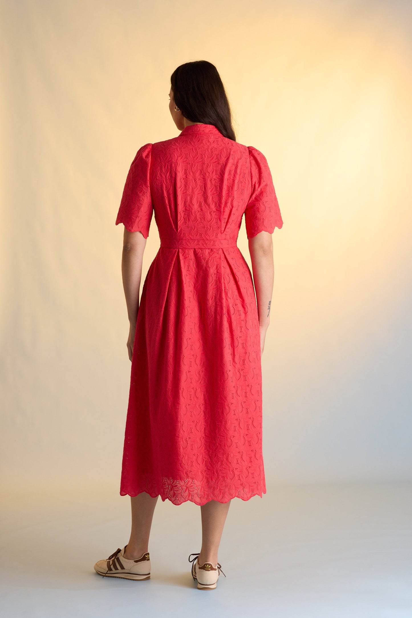The Broderie Shirt Dress