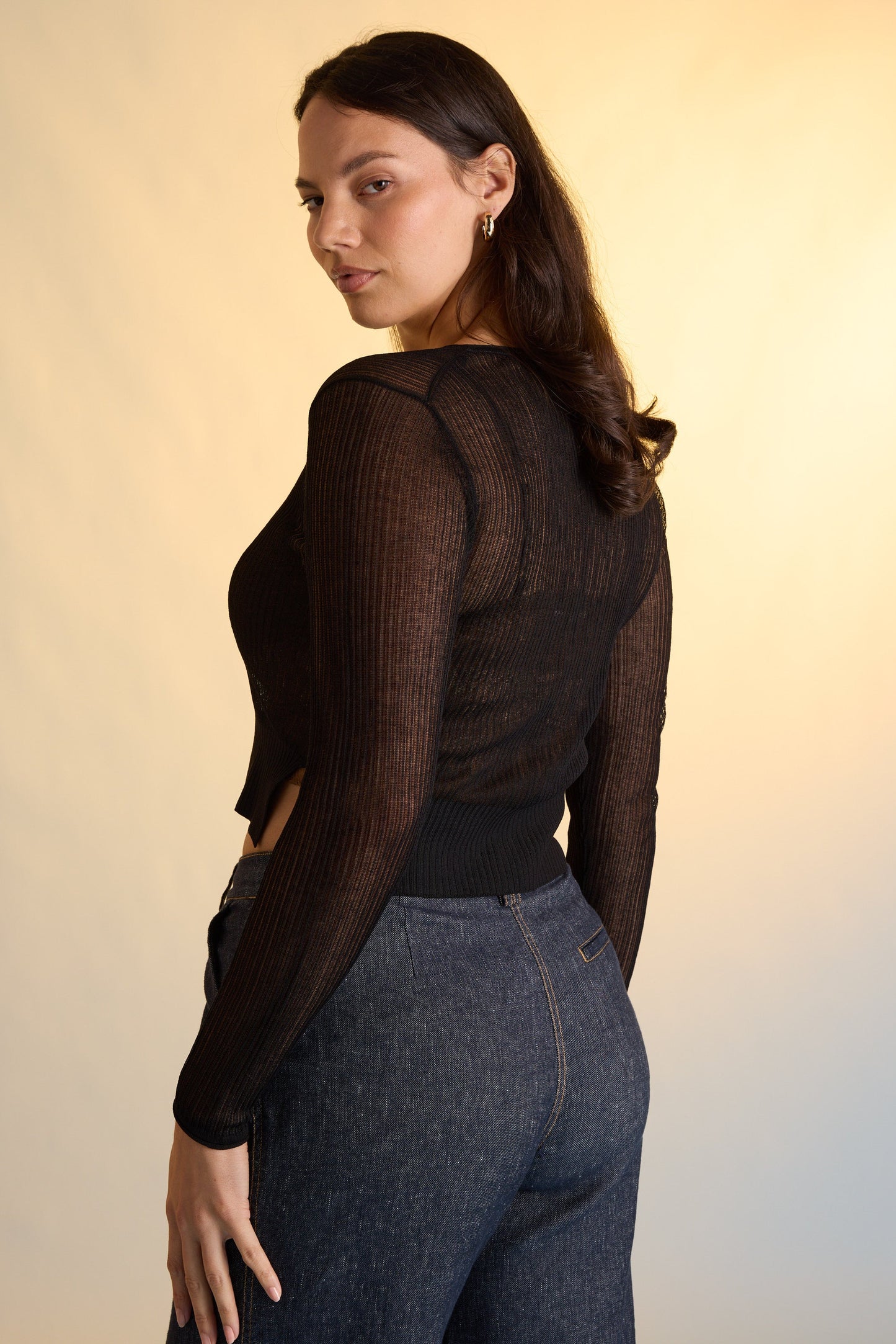 Eden Sheer Knit Cardigan