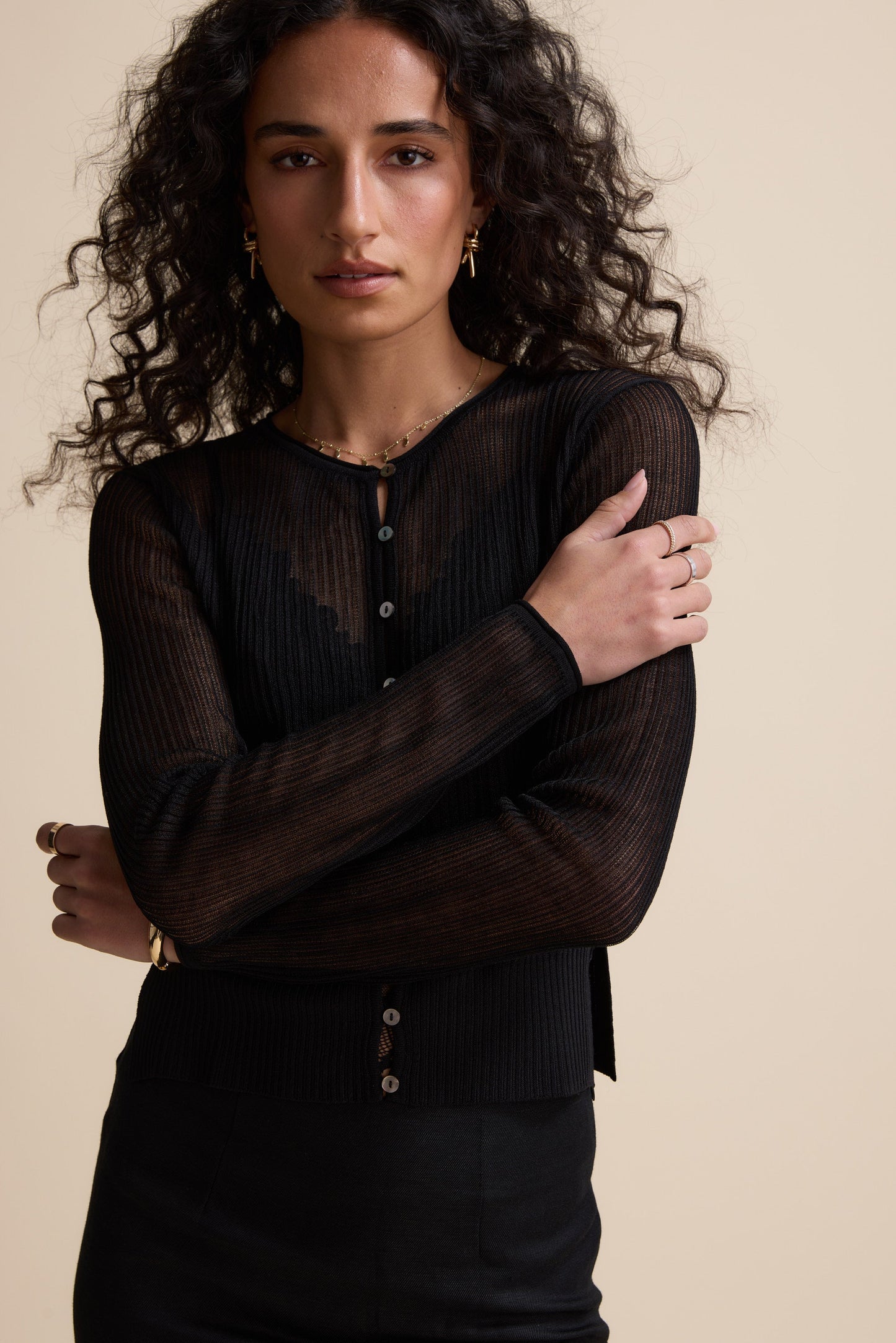 Eden Sheer Knit Cardigan