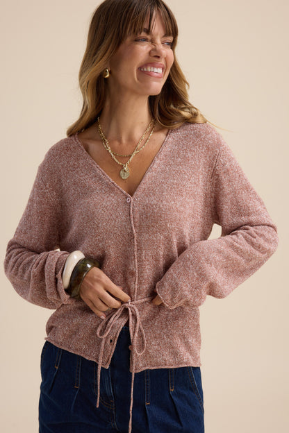 Elementary Tie Waist Cardigan