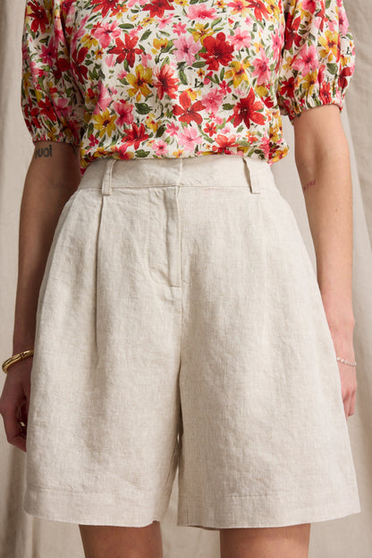 Sienna Long Linen Short