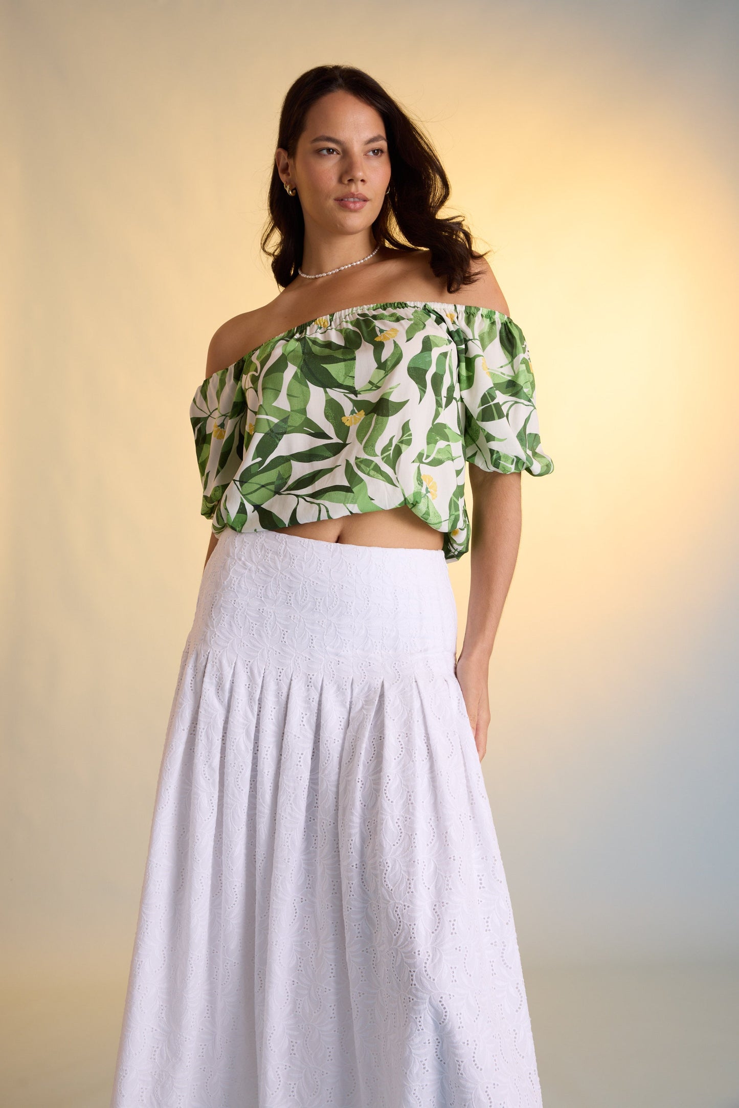 Elementary Convertible Sleeve Blouse