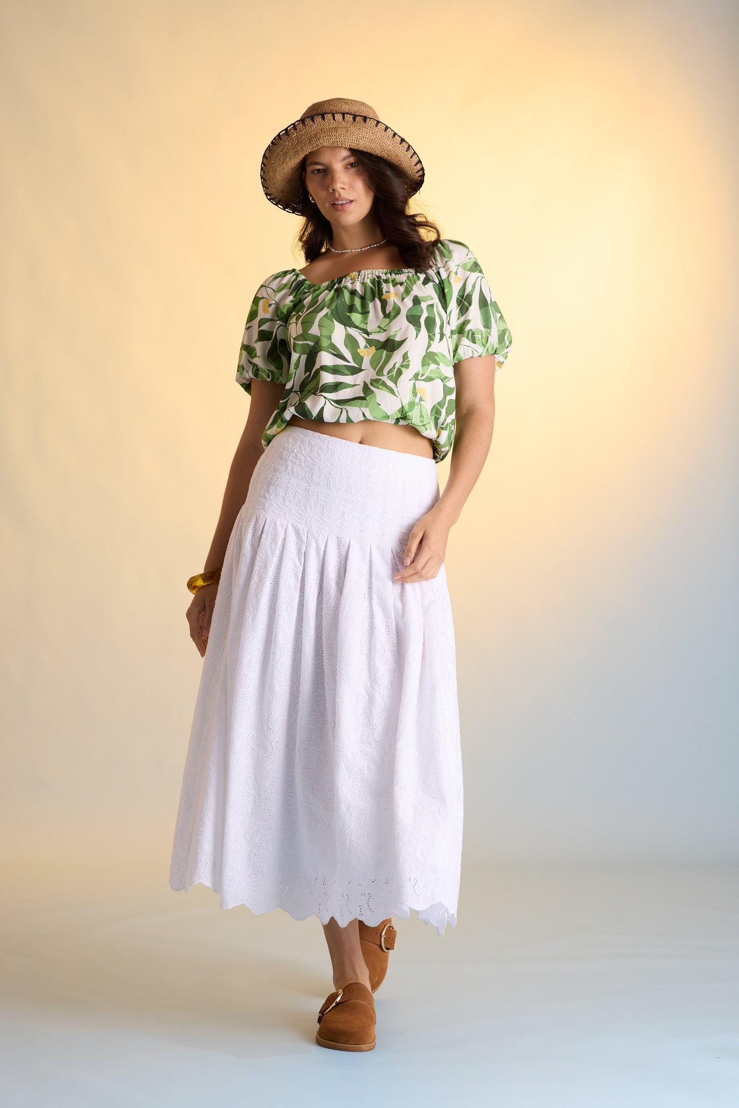 Elementary Convertible Sleeve Blouse