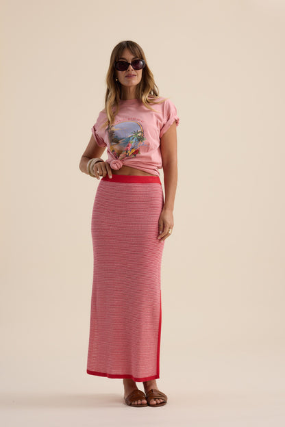 Elementary Postcard Print Tee