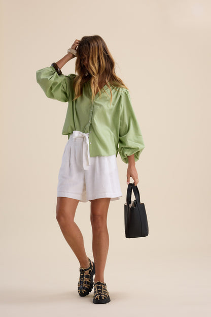 Isla Button Front Blouse