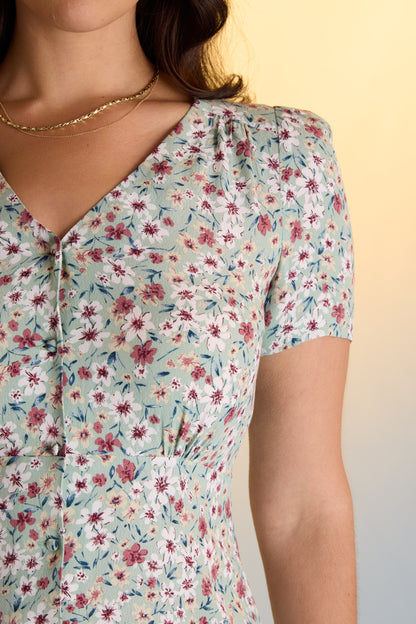 Isla Short Sleeve Dress