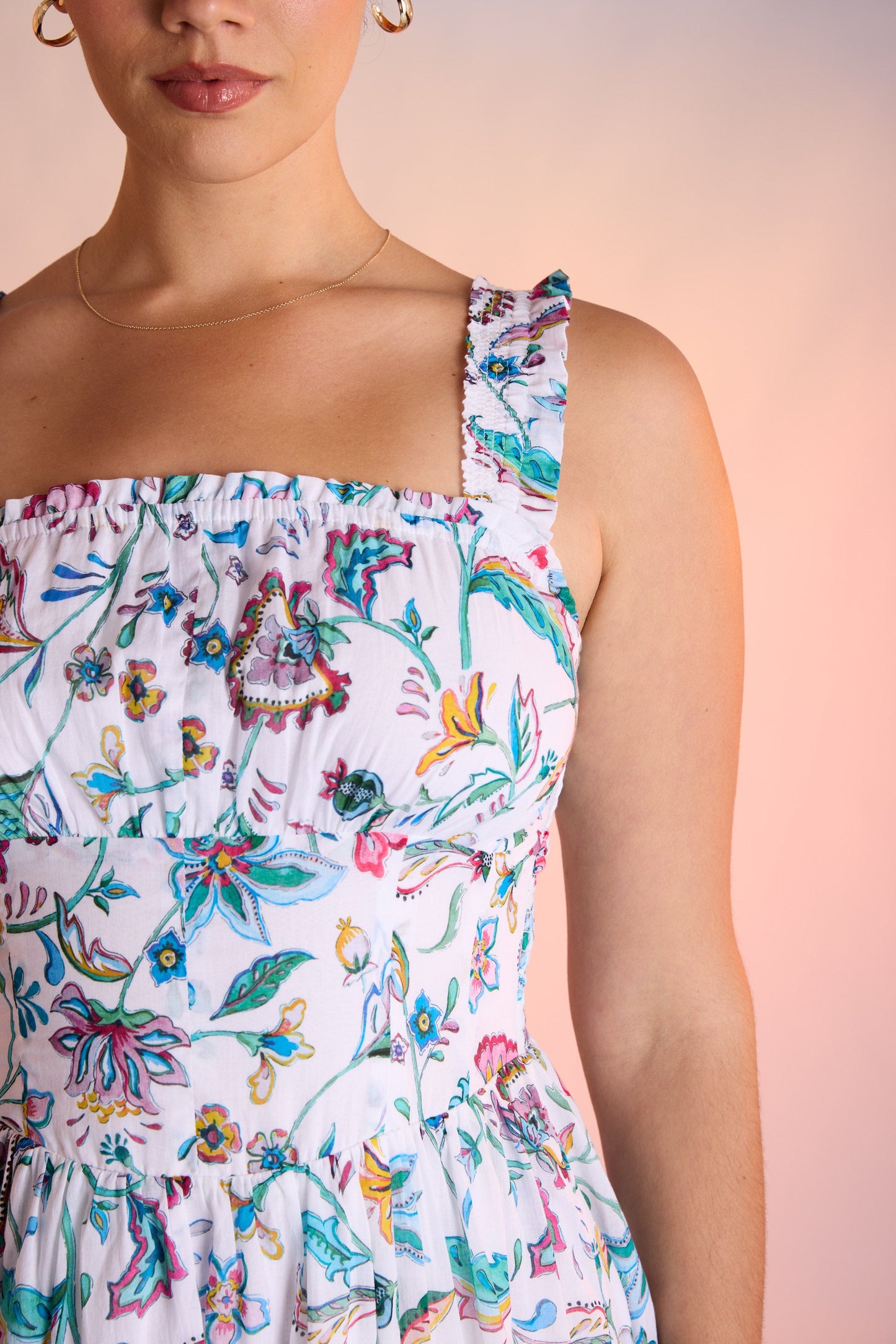 Clara Shirred Detail Dress
