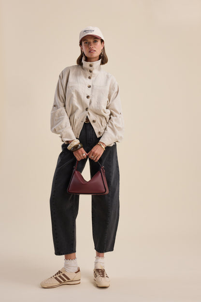 Hudson Gathered Hem Jacket