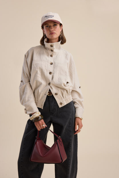 Hudson Gathered Hem Jacket