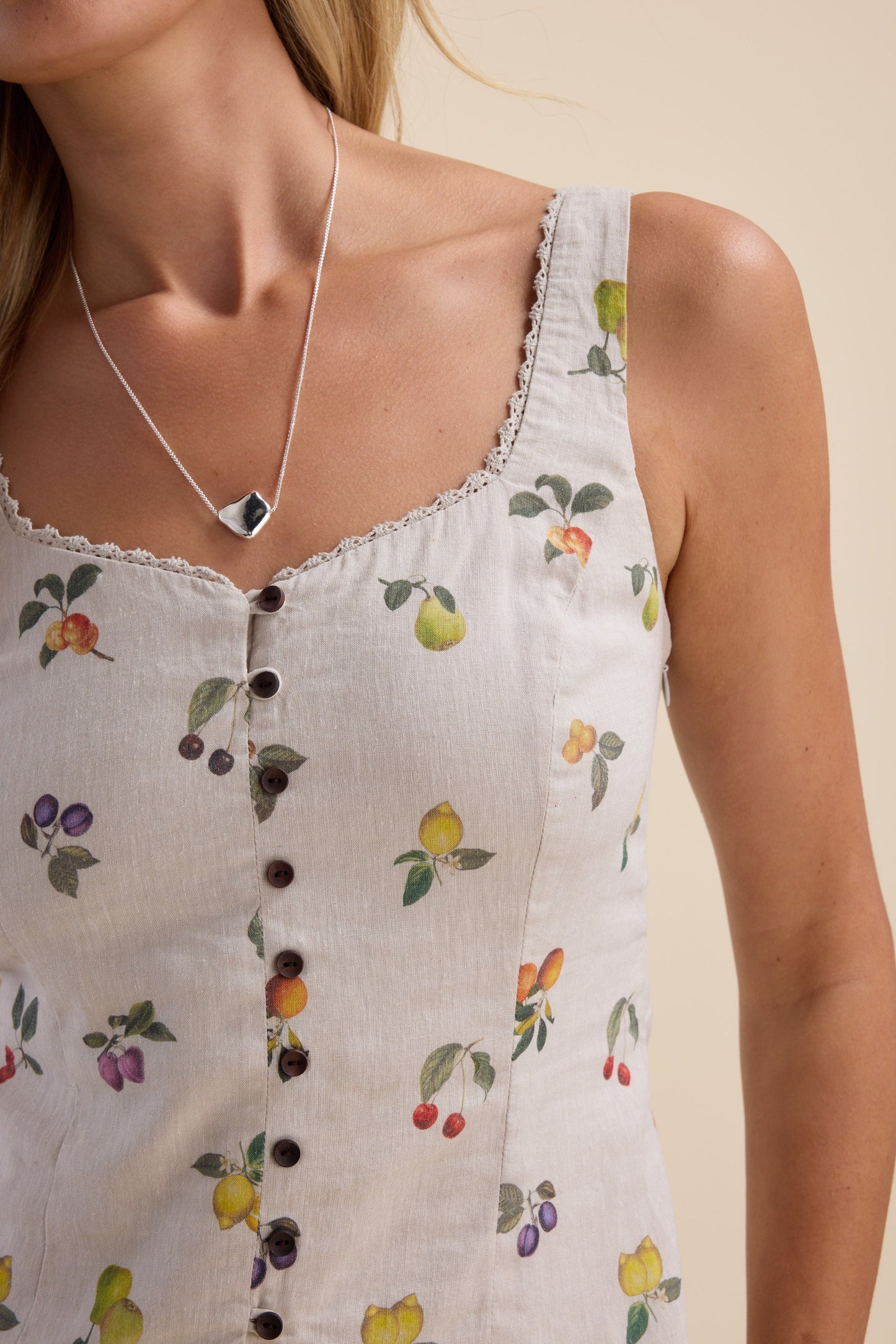 The Linen Studio Trim Detail Top