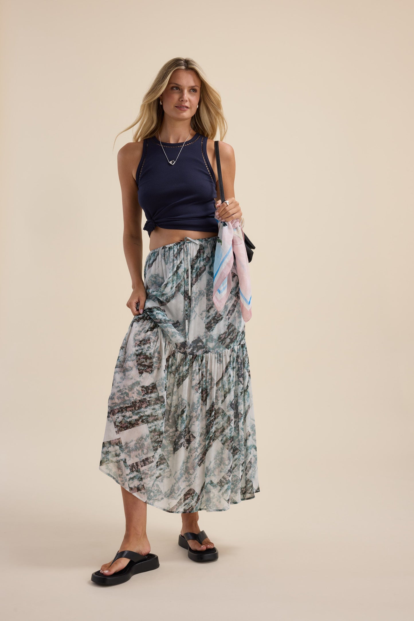 Kaia Embroidery Detail Tank