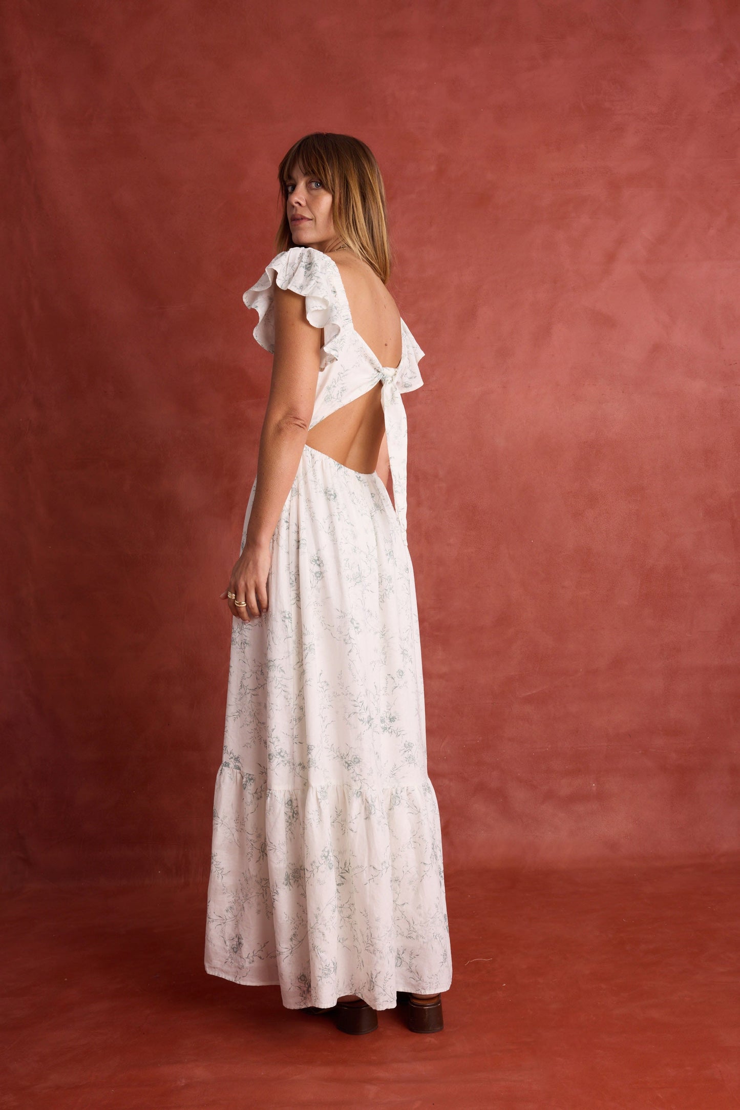 Noa Frill Sleeve Dress