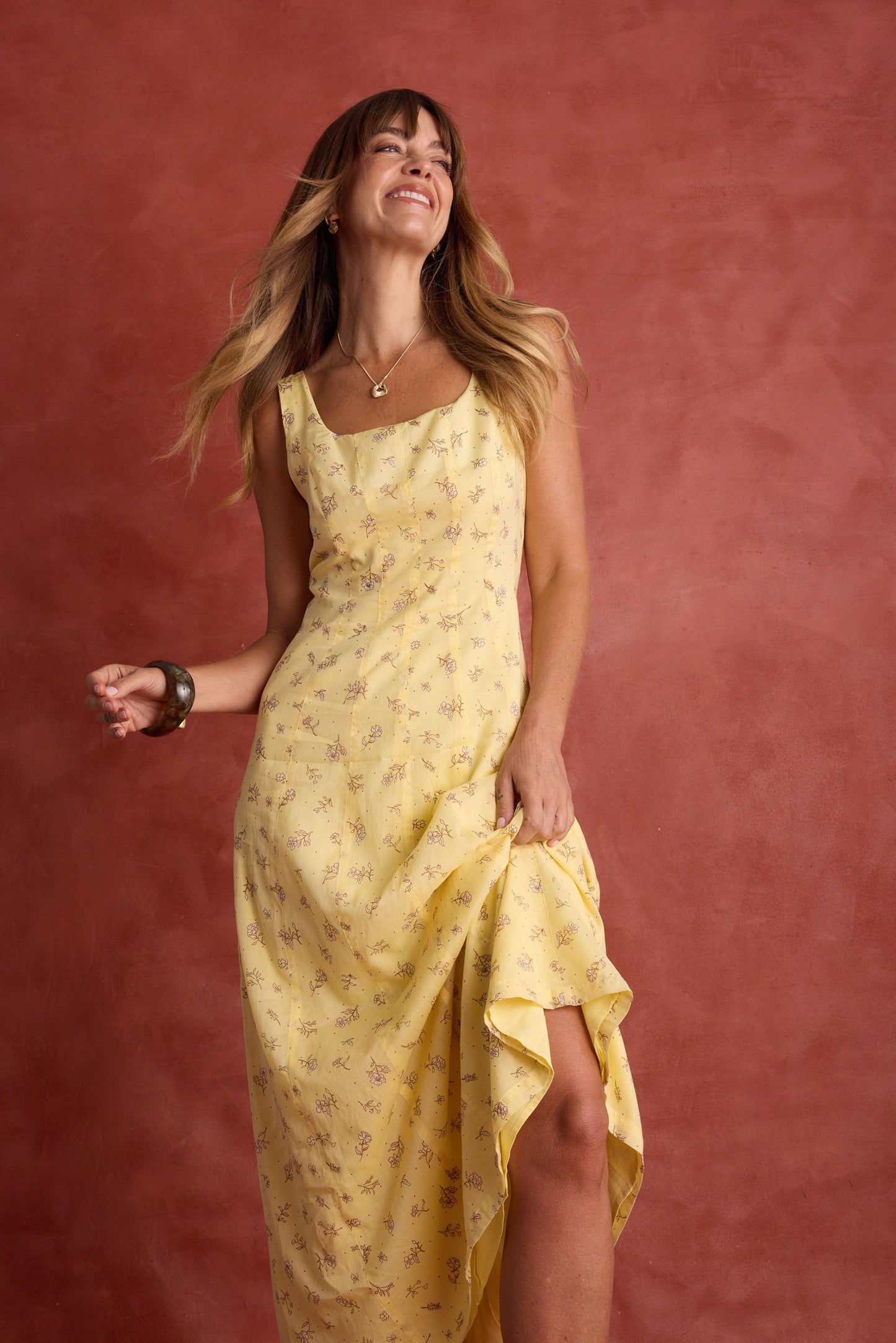 Cece Panelled Midi Dress
