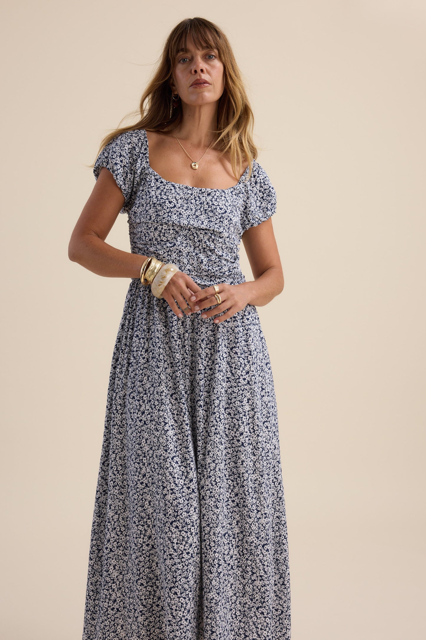 Natalia Cap Sleeve Dress