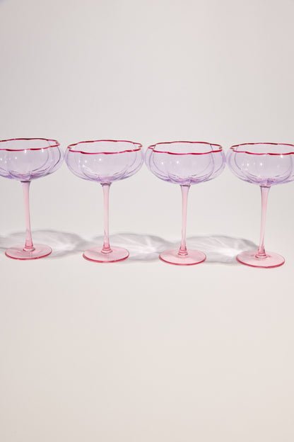 Homelab Petal Cocktail Glass Set