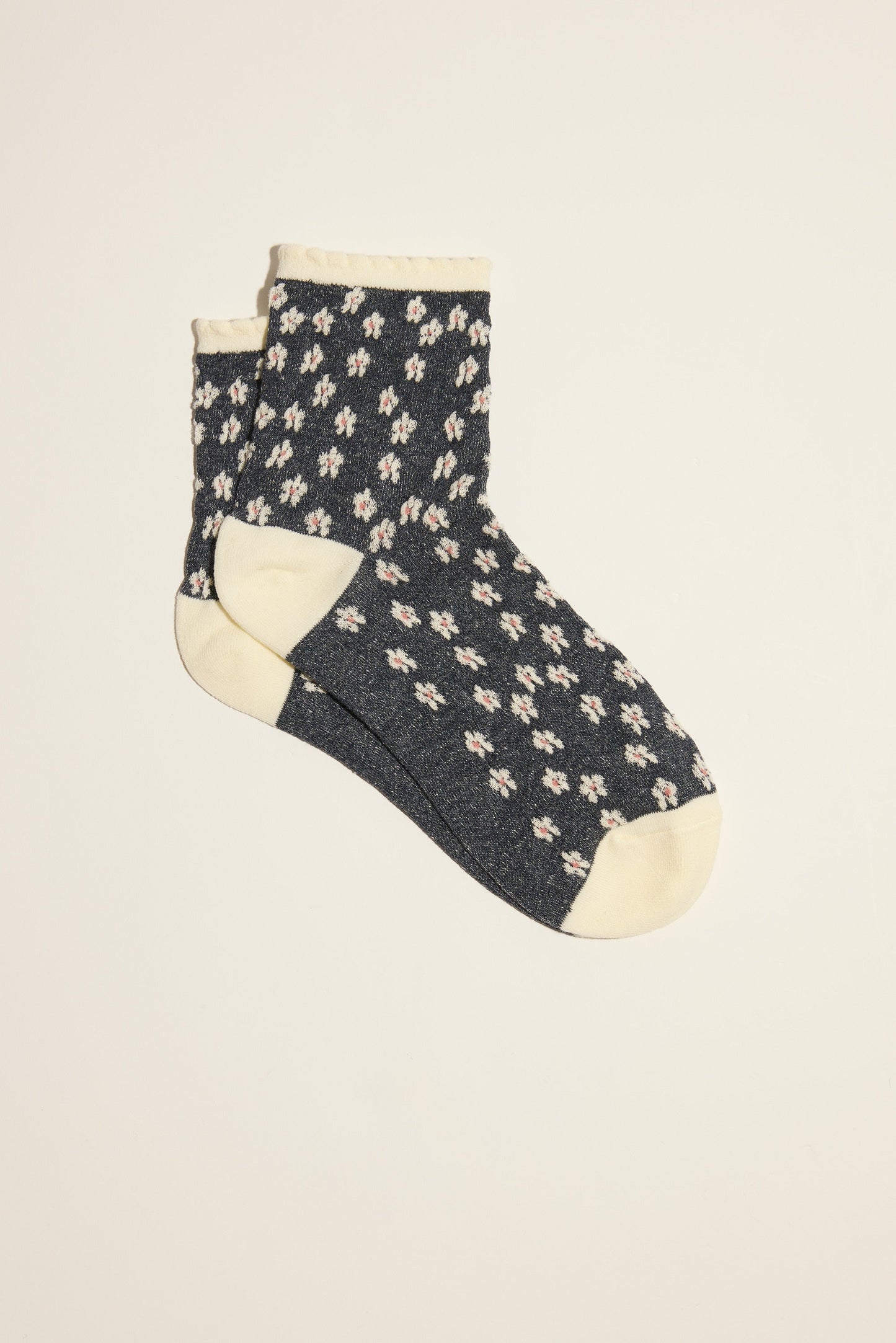 Charlie Textured Floral Socks