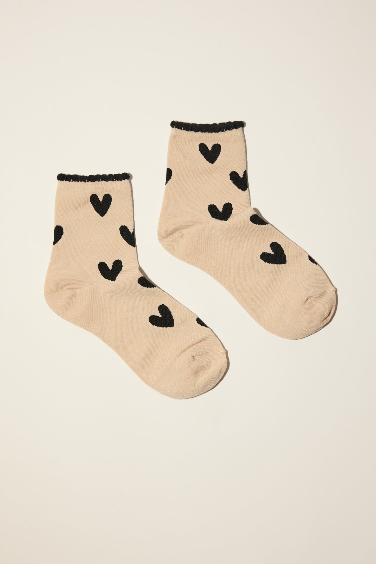 Grace Heart Crew Socks