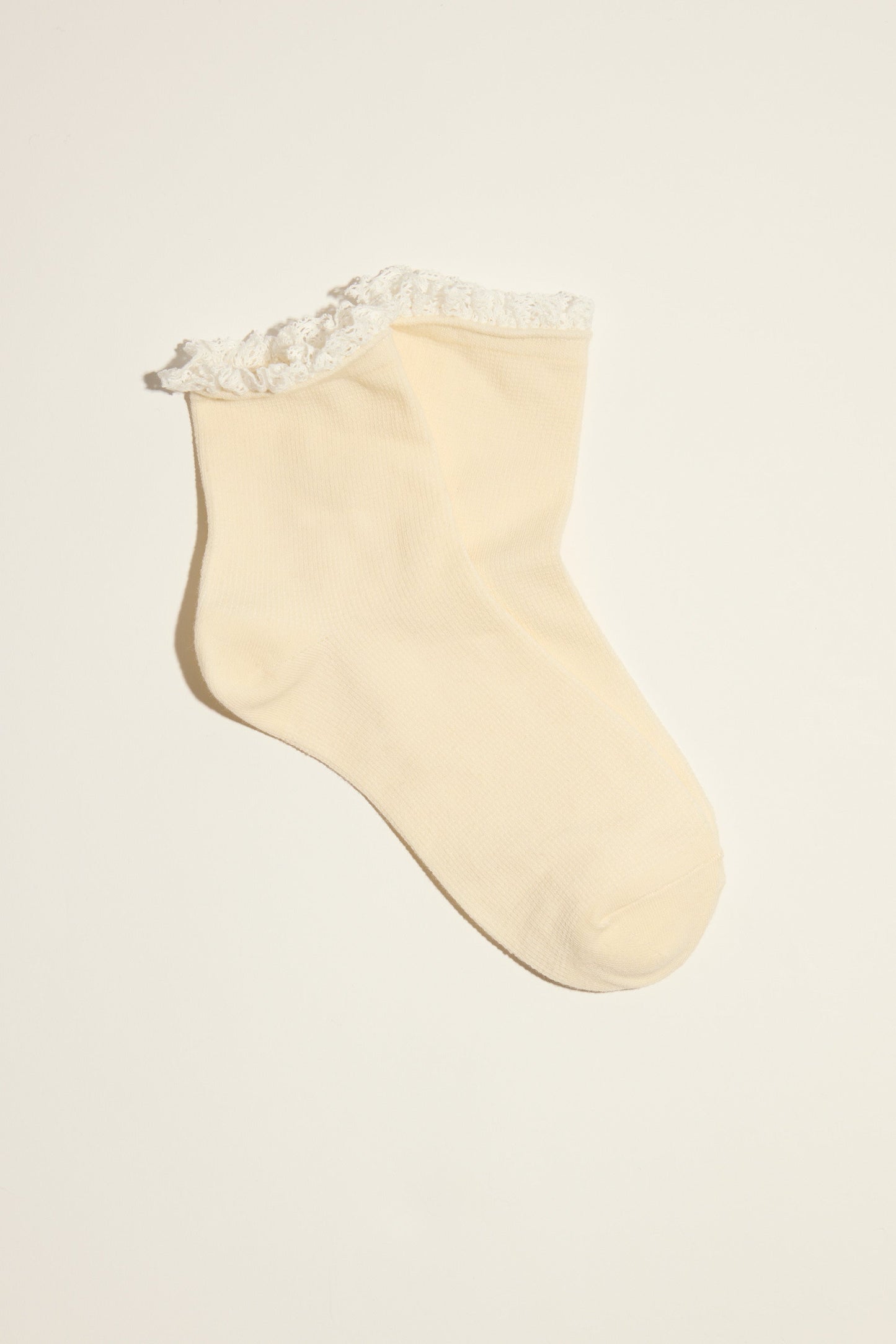 Jules Lace Trim Ankle Sock