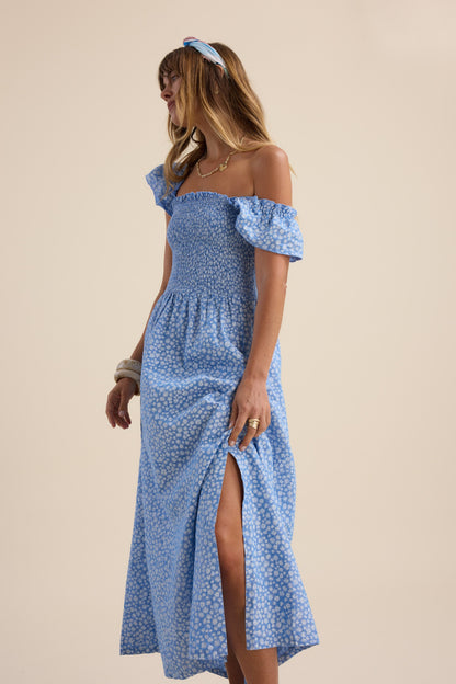 Anna Shirred Bodice Dress