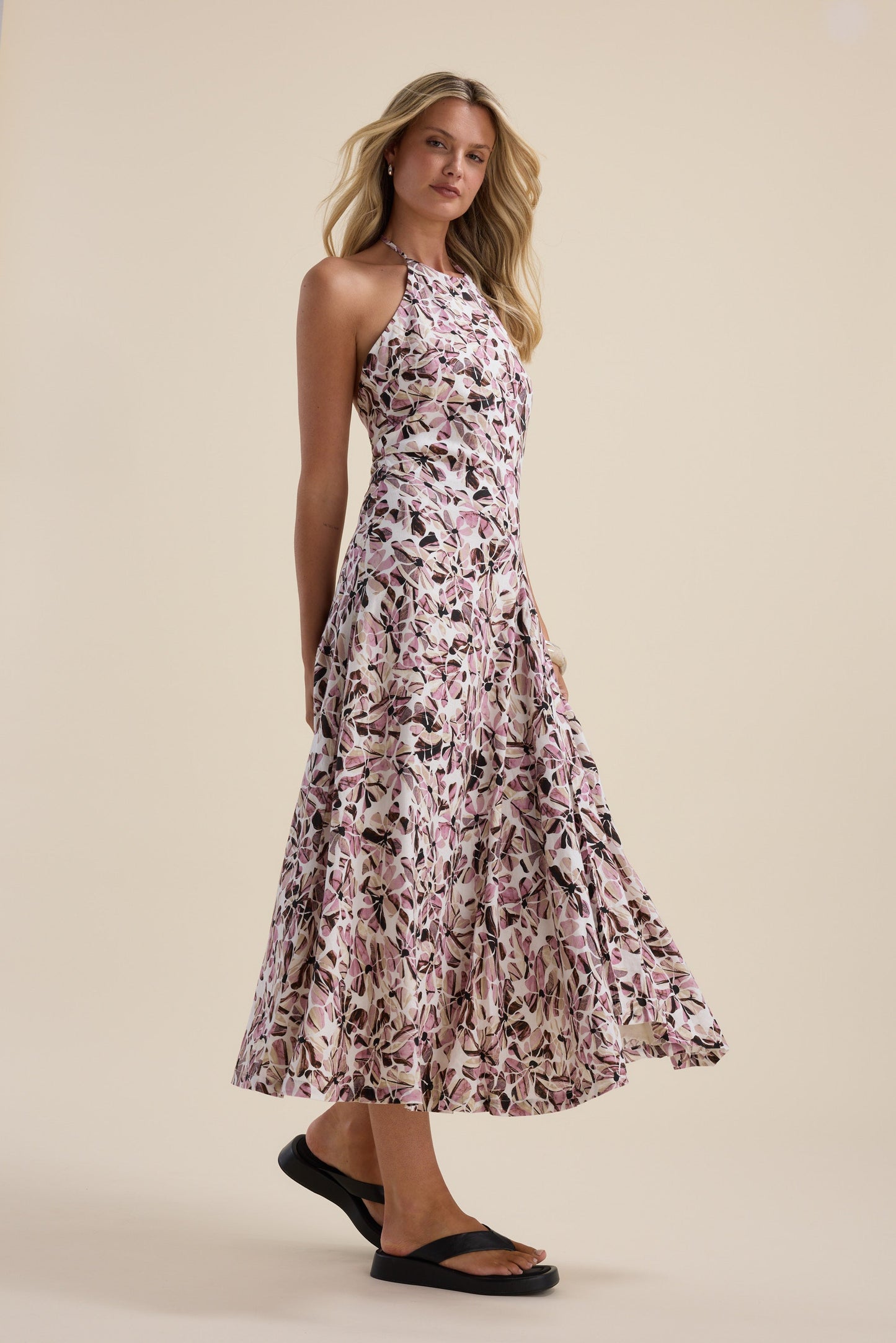 Jasmine Halter Neck Dress