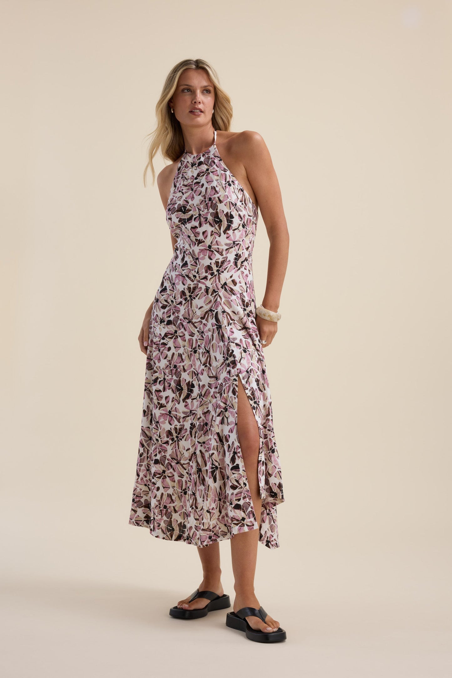 Jasmine Halter Neck Dress