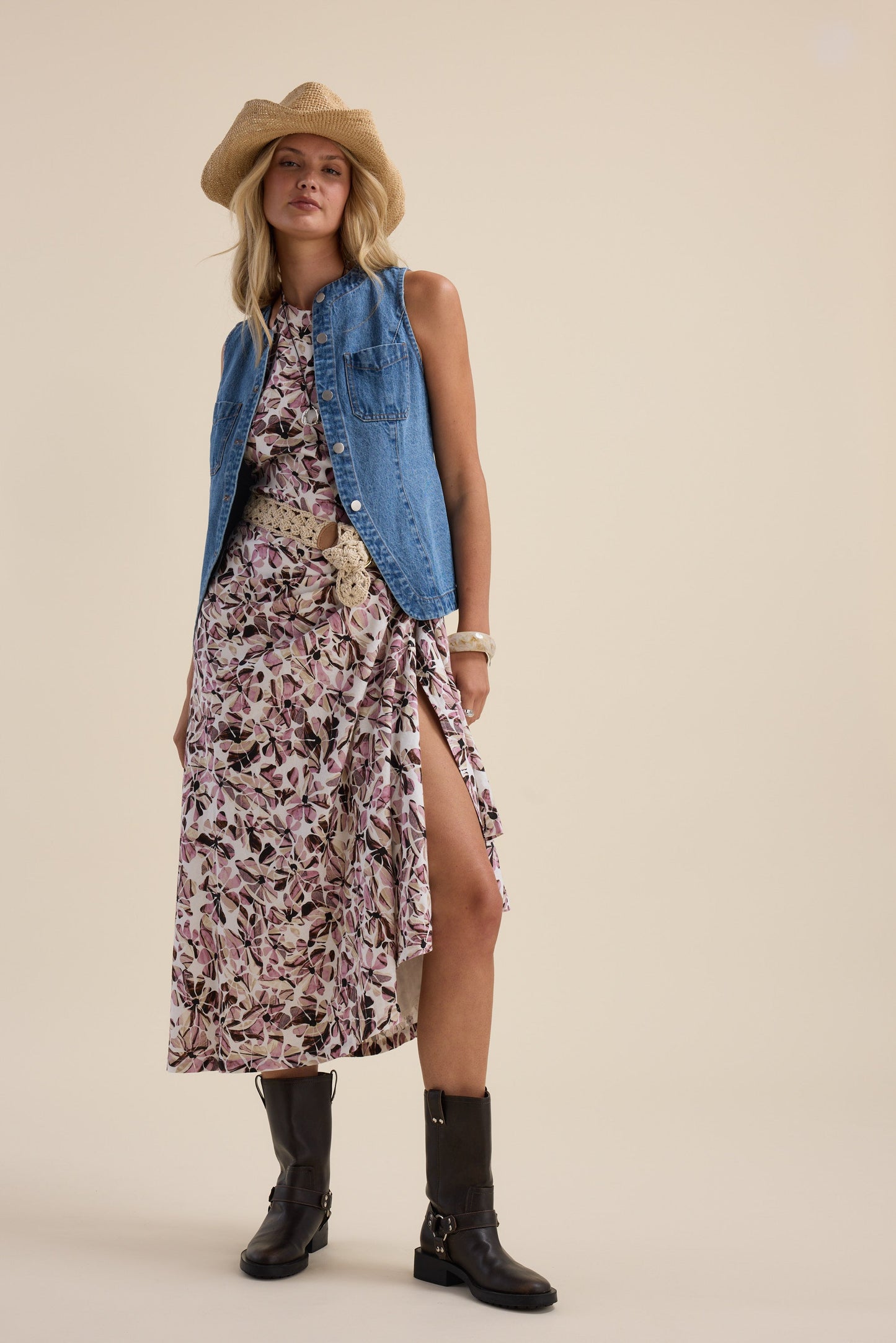 Jasmine Halter Neck Dress