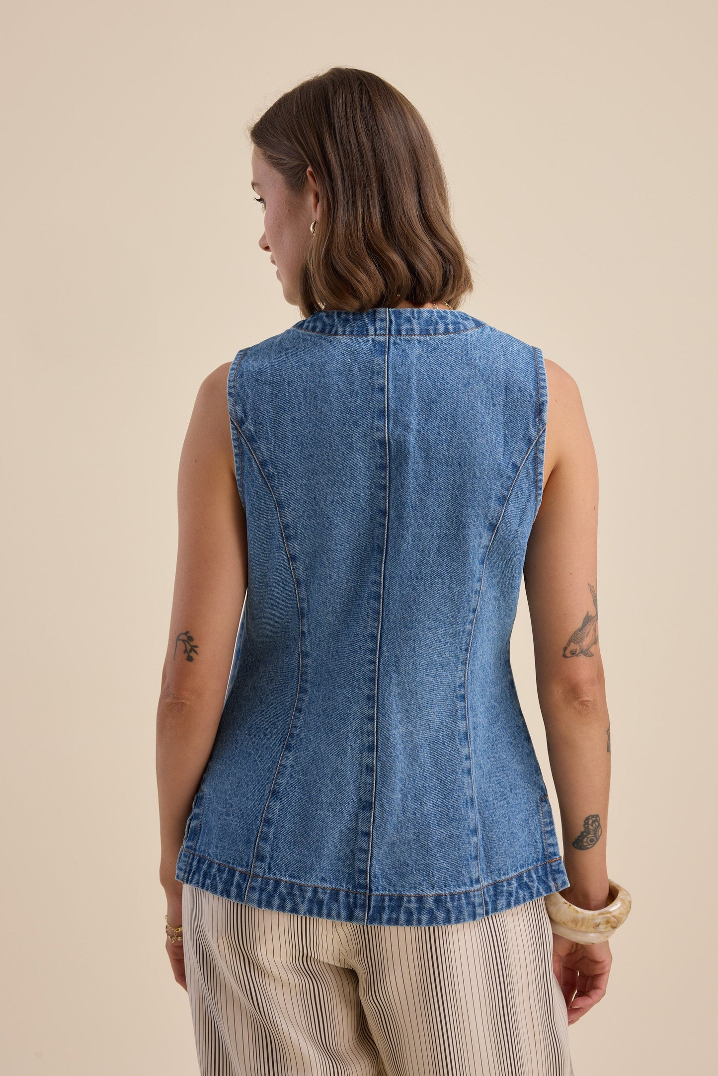 Skylar Denim Vest
