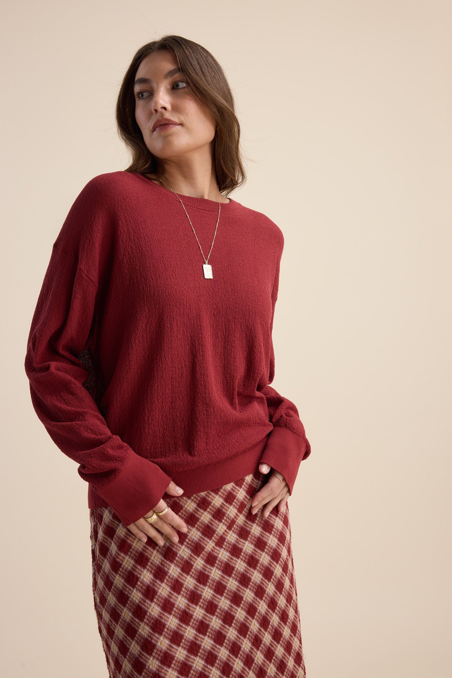 Oliver Textured Fine Knit Sweater