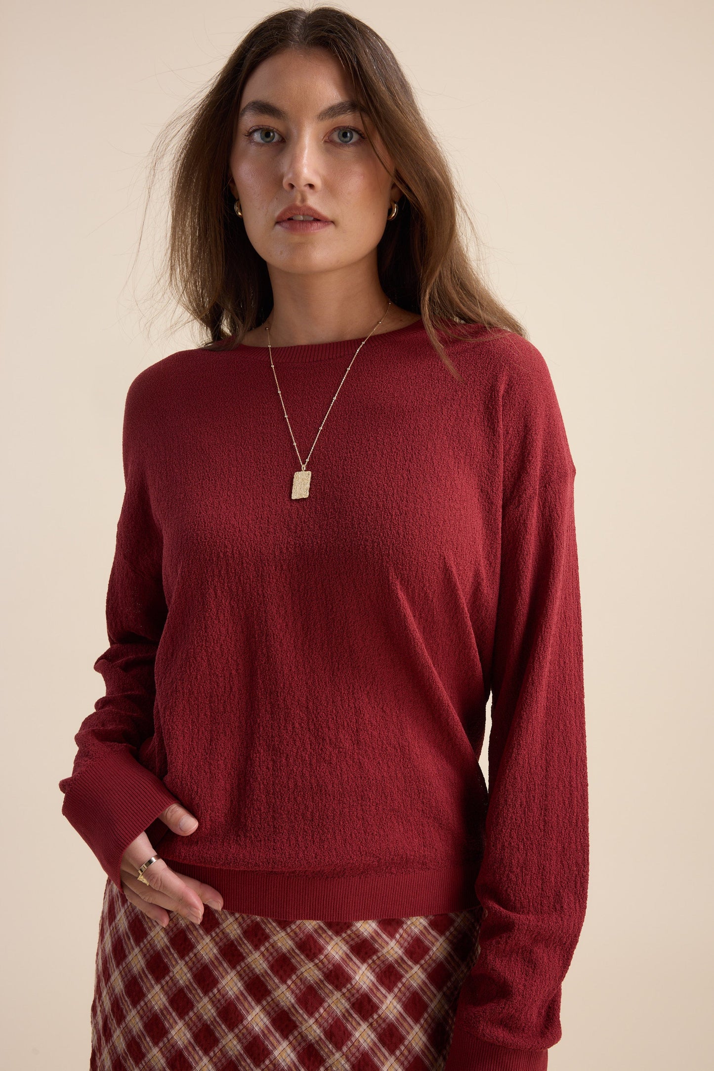 Oliver Textured Fine Knit Sweater