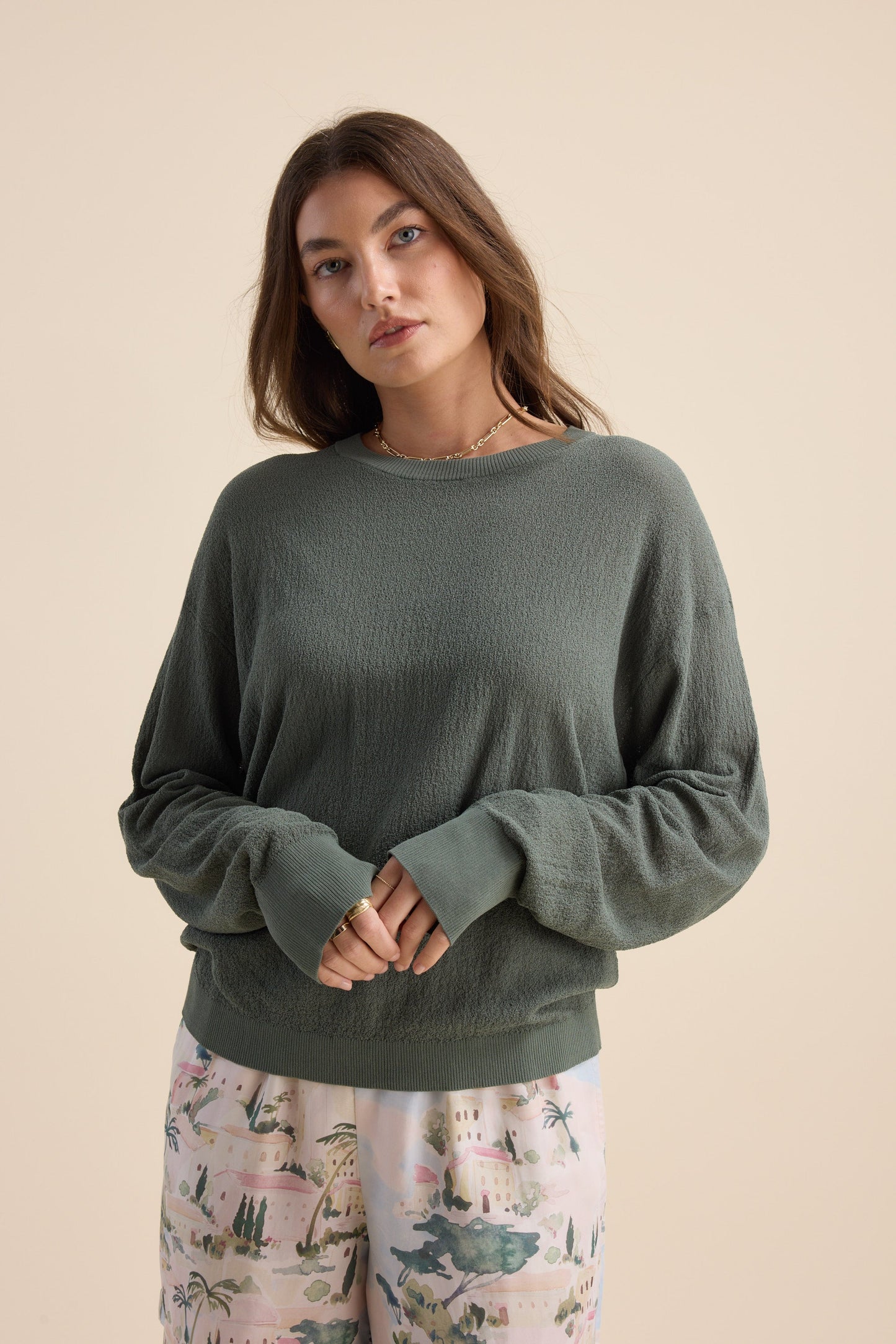 Oliver Textured Fine Knit Sweater