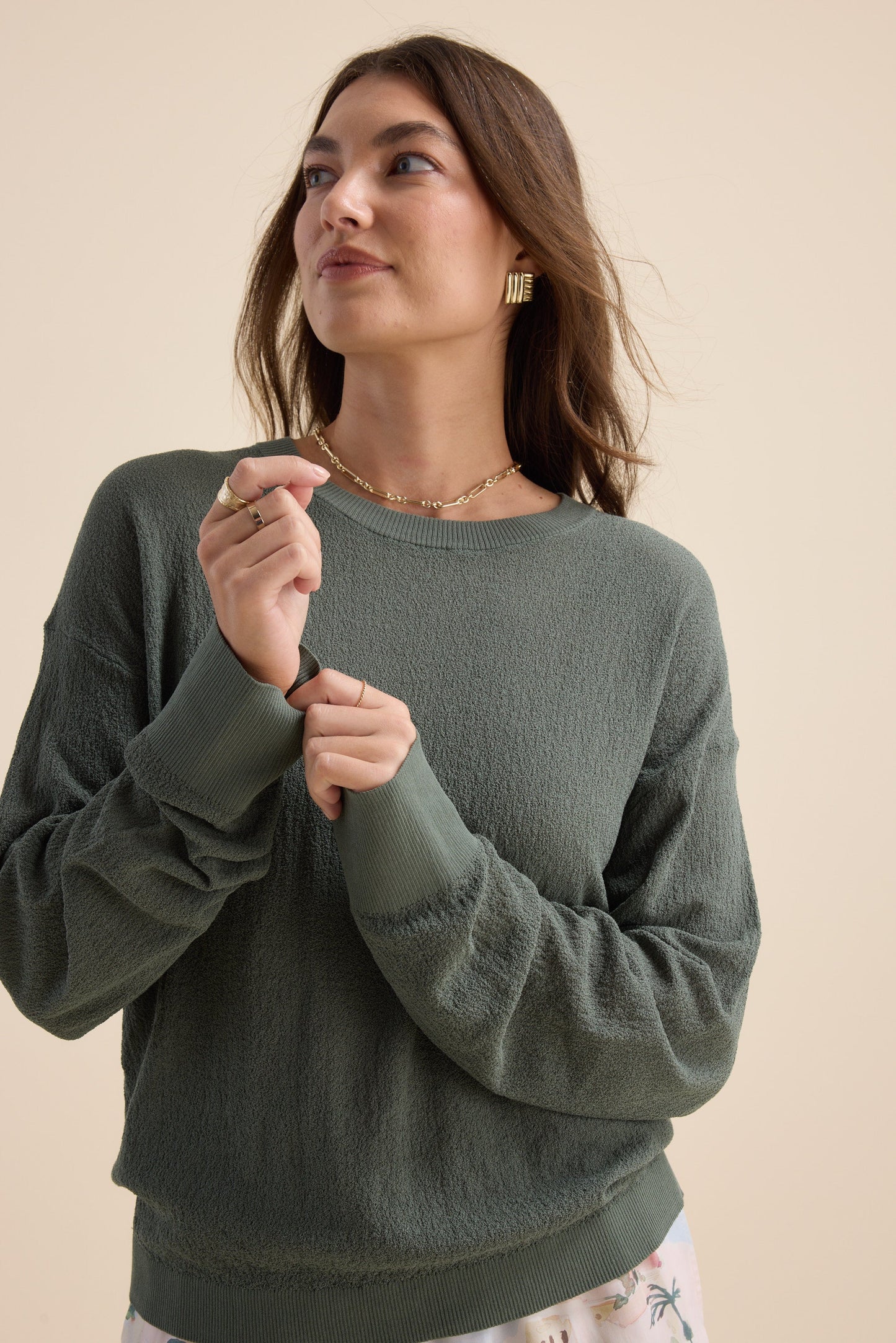 Oliver Textured Fine Knit Sweater