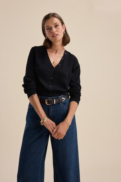 Stella Lightweight Cropped Cardigan