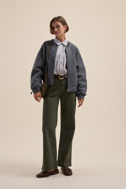 The Mid Rise Wide Leg Jeans