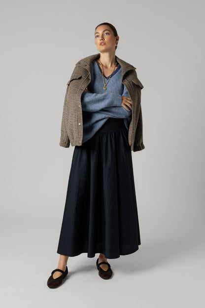 The Luxe Whisper Relaxed V Neck Sweater