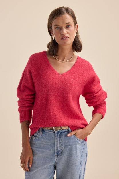 The Luxe Whisper Relaxed V Neck Sweater