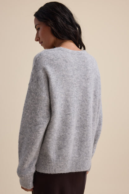 The Luxe Whisper Relaxed V Neck Sweater