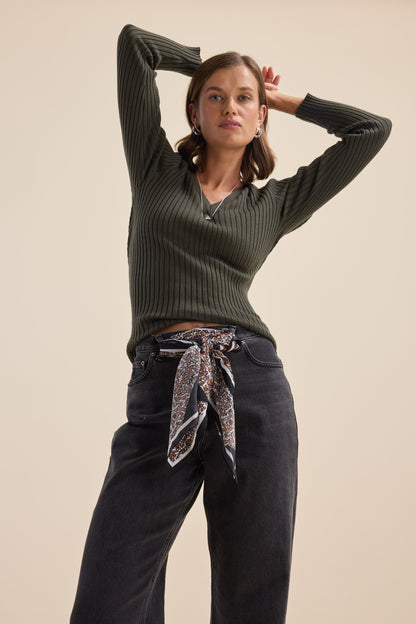 Elementary ZQ Merino V Neck Top