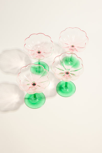 Homelab Petal Cocktail Glass Set