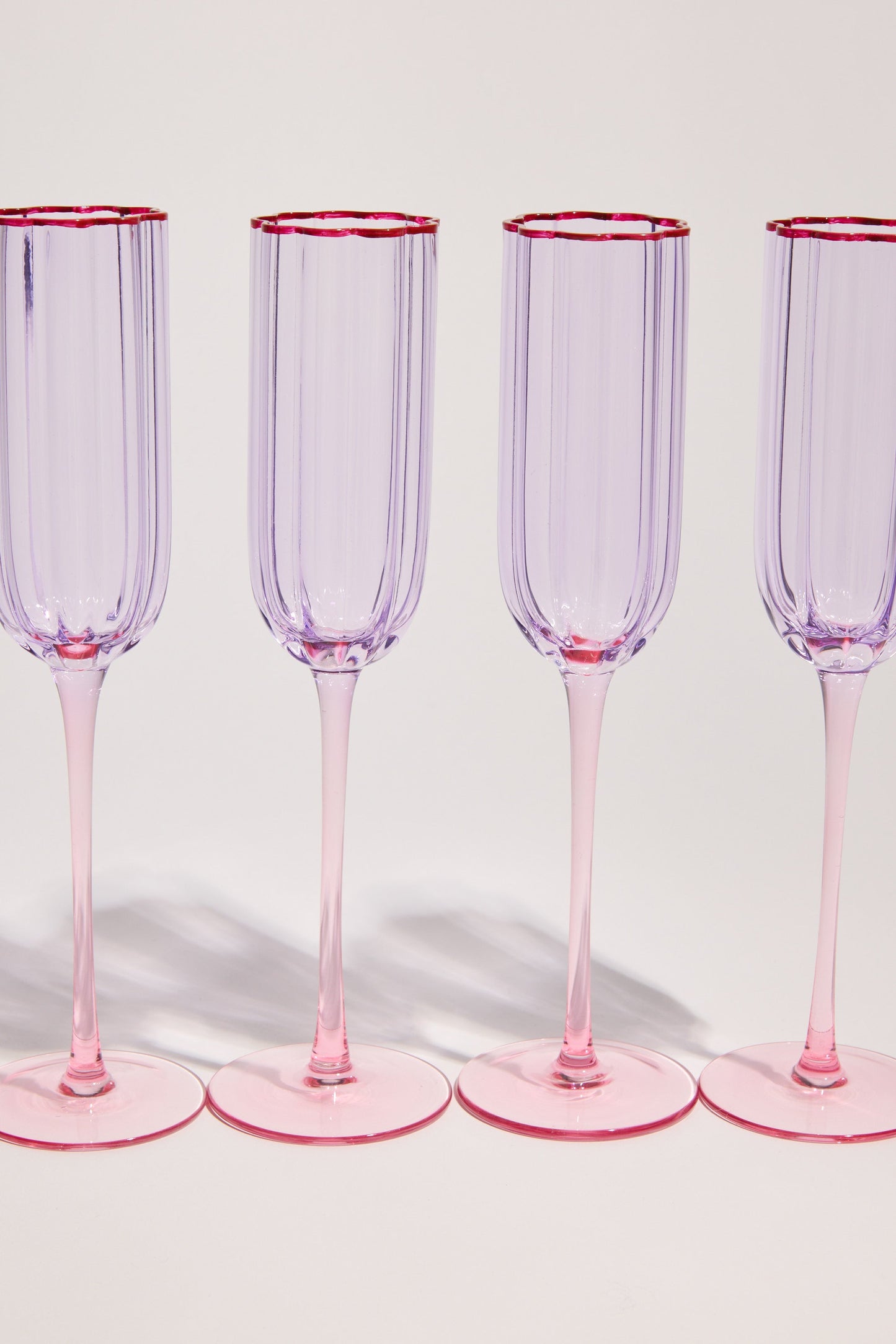 Homelab Petal Champagne Flute Set
