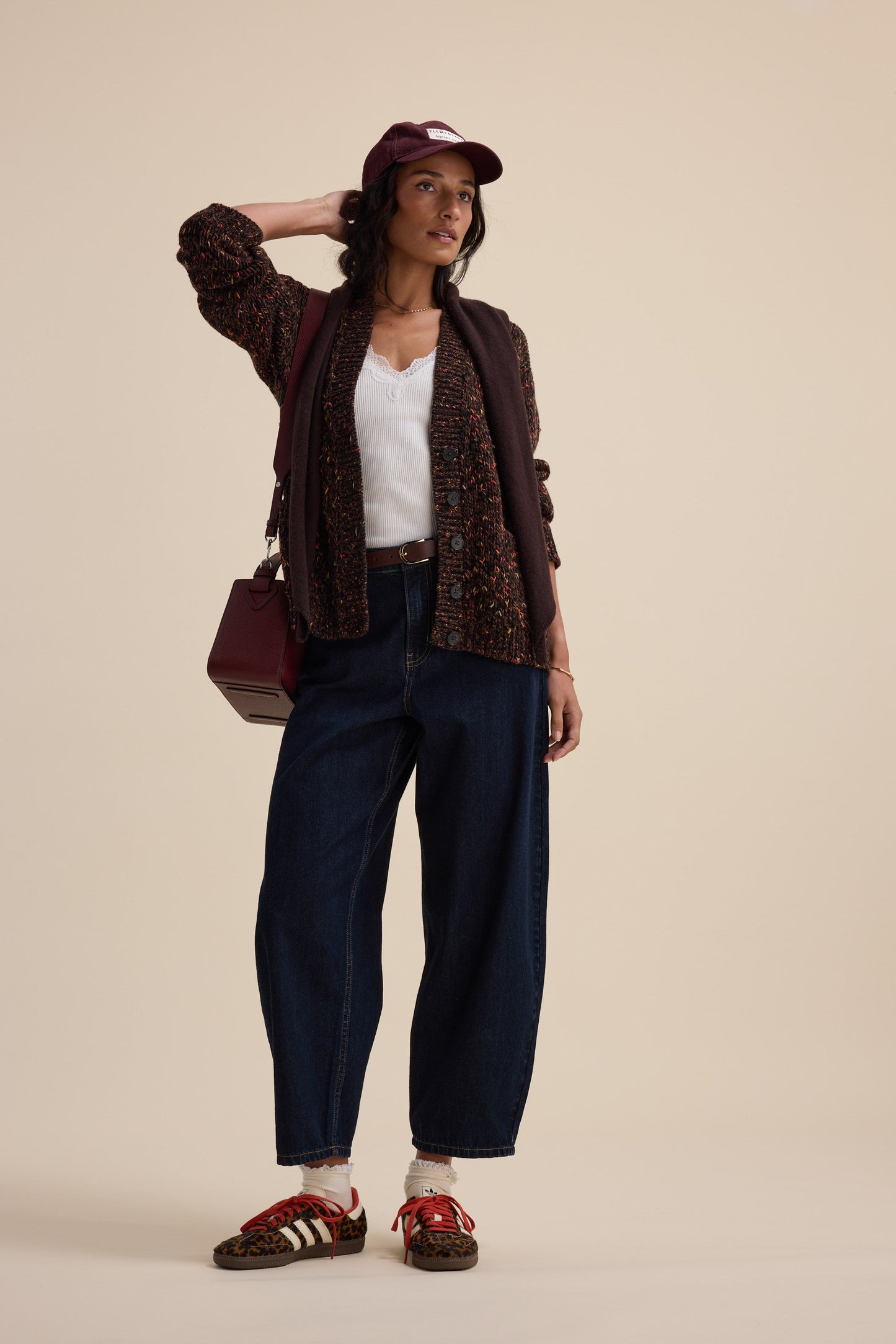 Elementary Oversized Merino Blend Cardigan