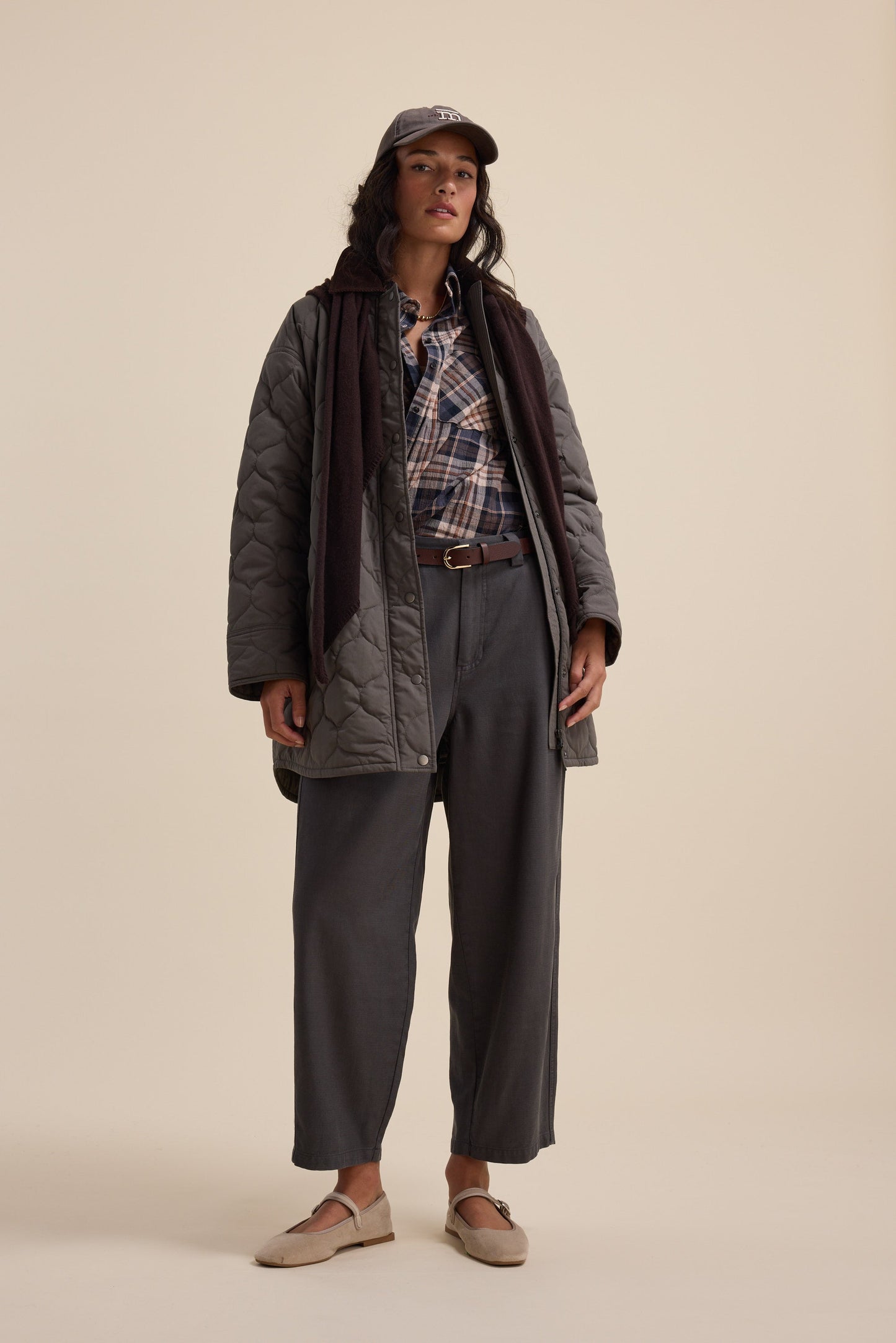 Elementary Panelled Barrel Pants